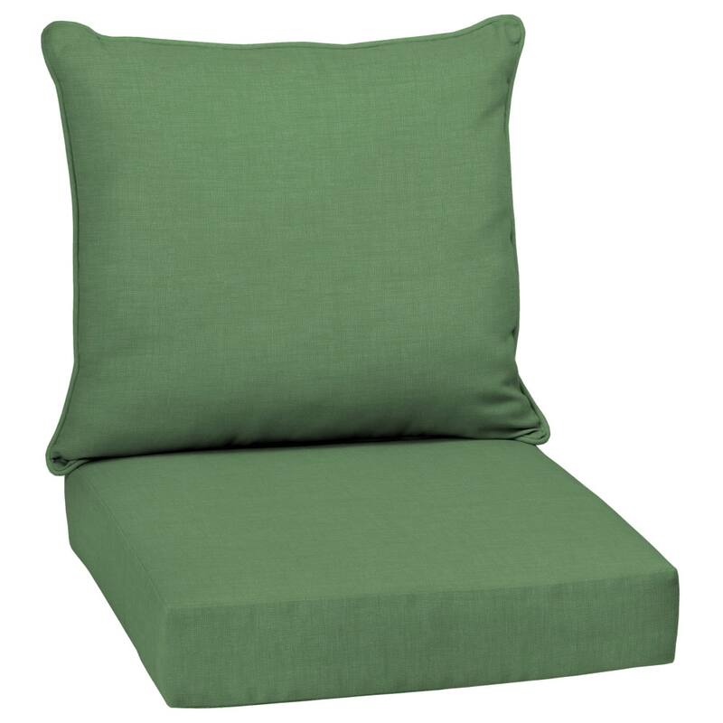ARDEN Moss Green Leala Outdoor Deep Seat Cushion Set - 24 W x 24 D in. - 24 W x 24 D in. - Green