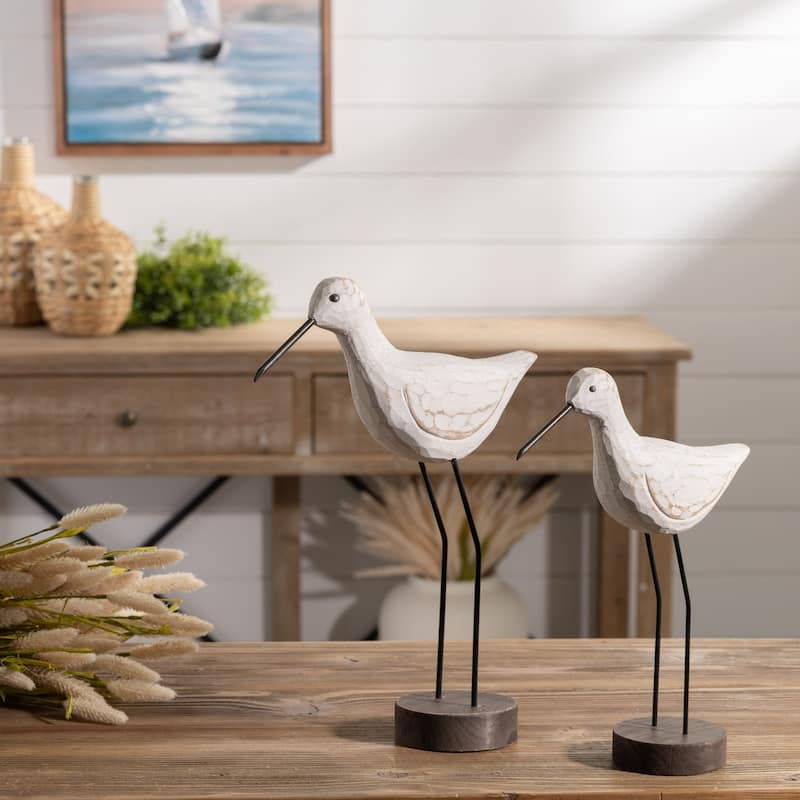 Sea Birds Standing Figurines - 14.5" - Set of 2