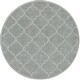 preview thumbnail 33 of 68, Hand-Tufted Amy Tone-on-Tone Lattice Wool Rug 7'9" Round - Sage