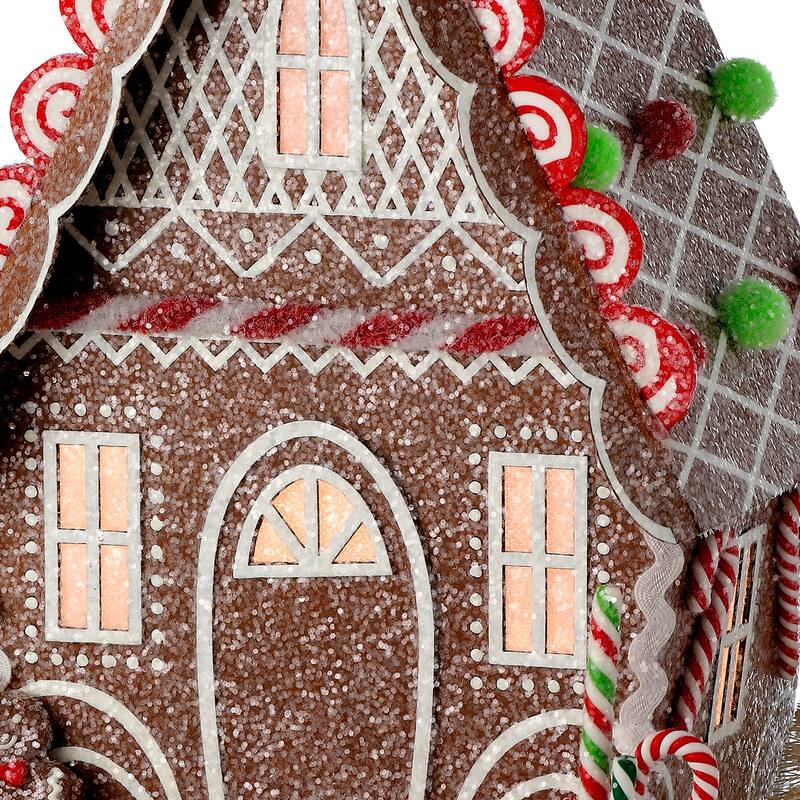 10" LED Cardboard Holiday Sweets House