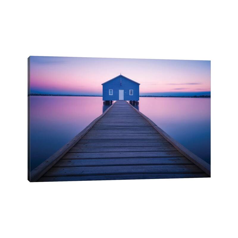 iCanvas "Boathouse" by Richard Vandewalle Canvas Print