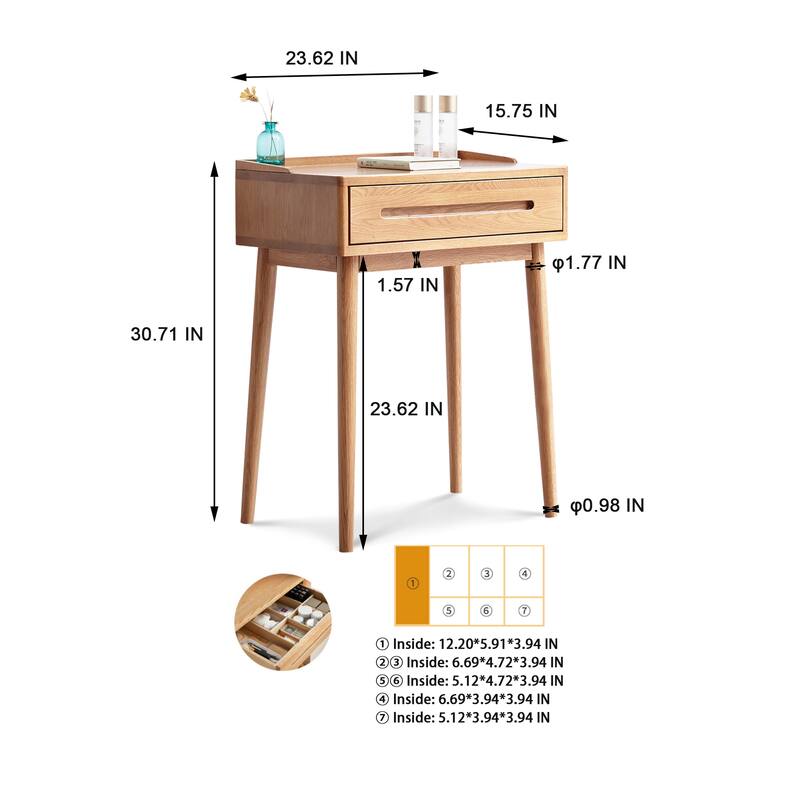 100% Natural Wood Dresser