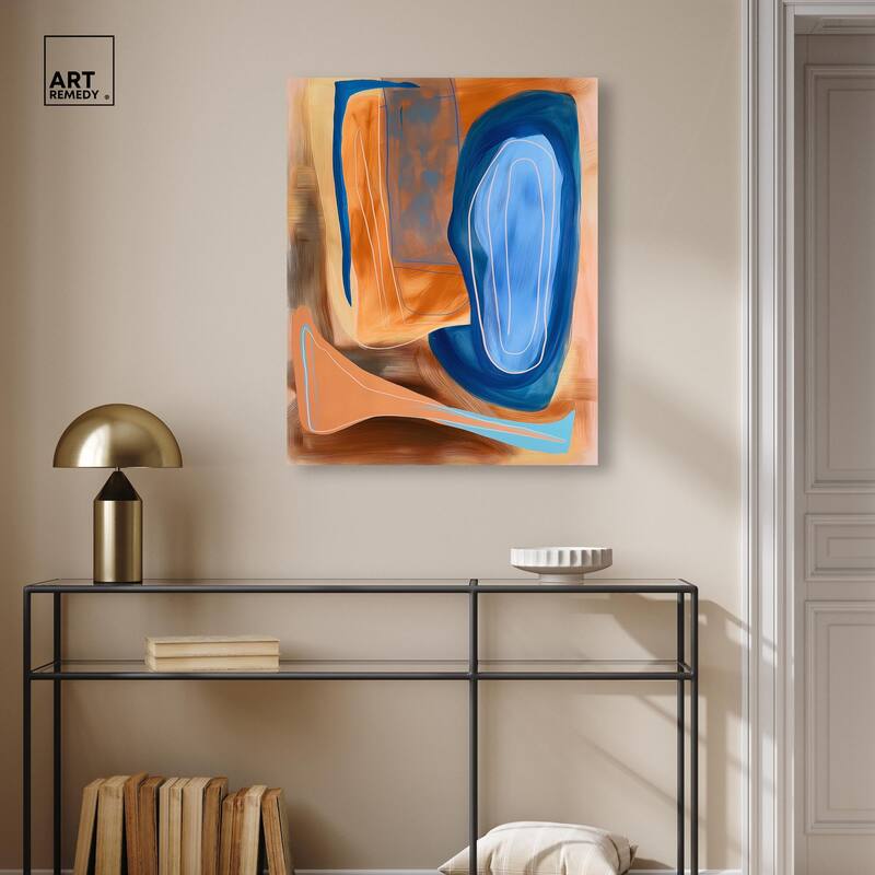 An Abstract Oil I Canvas by Art Remedy, Gallery Wrapped