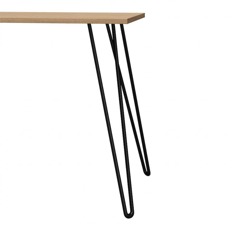 Roomfitters Owen Minimalist Writing Desk with Hairpin Legs