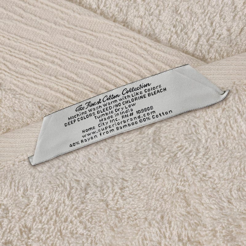 Superior Sierra Rayon From Bamboo Cotton Blend Bath Sheet Set of 2