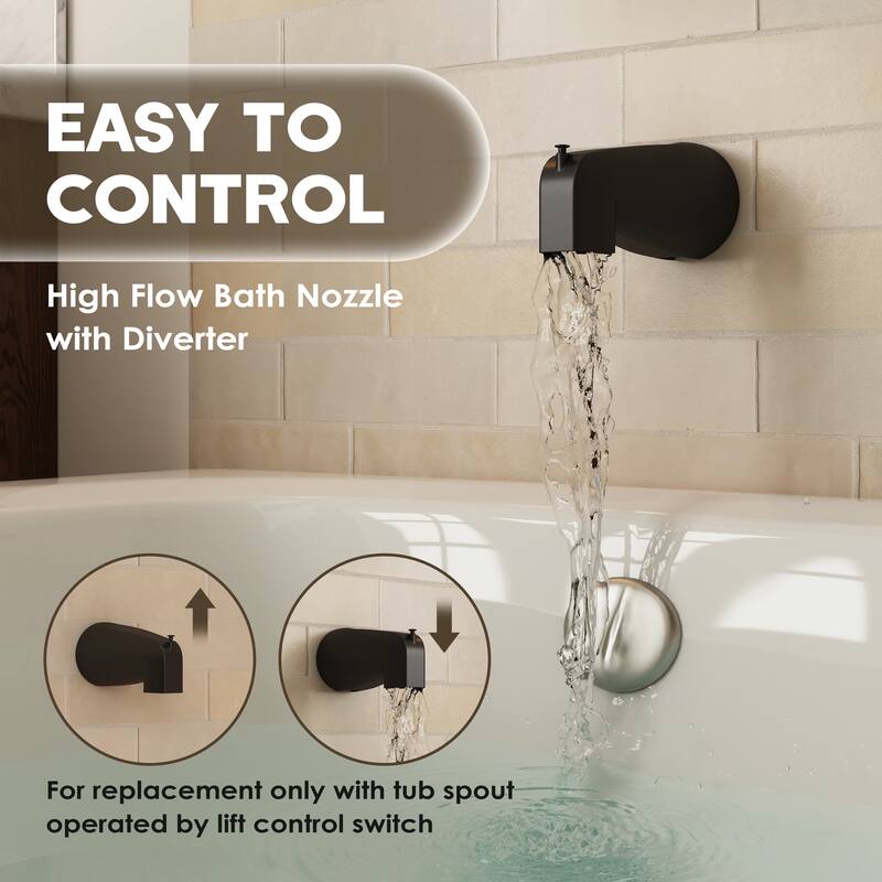 Tub Spout with Standard NPT 1/2" Connection