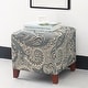 preview thumbnail 28 of 53, Adeco Simple British Style Passionate Cube Ottoman Footstool