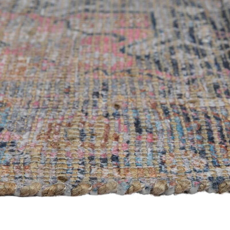 HomeRoots Oriental Transitional Rectangle Area Rug