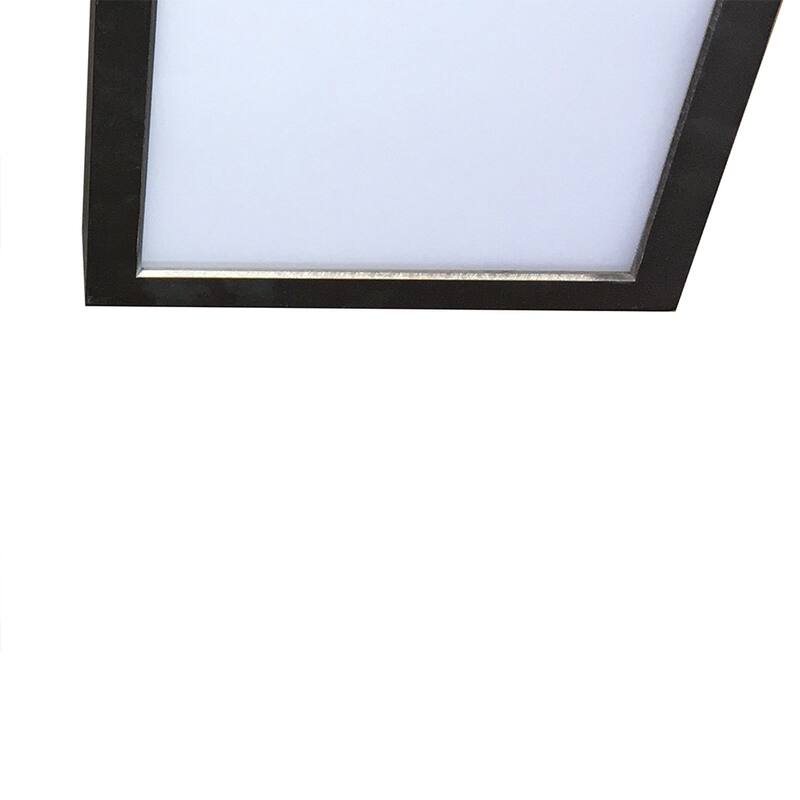 1-Light Integrated LED Flush Mount Ceiling light in Brushed Nickel