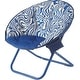 preview thumbnail 1 of 25, Urban Lifestyle Micromick Saucer Chair Blue