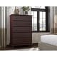 preview thumbnail 3 of 4, 100% Solid Wood Traditional Kyle 5-Drawer Chest by Palace Imports Java