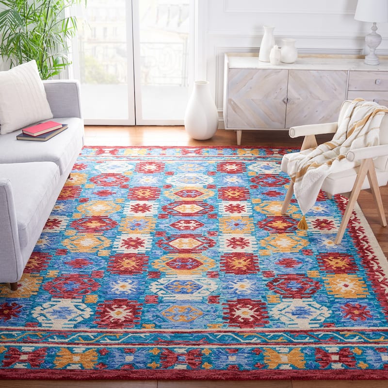 SAFAVIEH Handmade Aspen Cecilija Boho Tribal Wool Rug