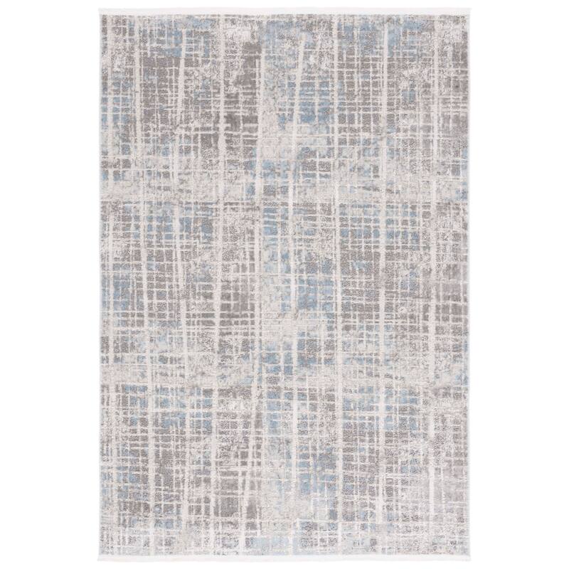 SAFAVIEH Mila Arnetta Modern & Contemporary Rug - 4' x 6' - Grey/Light Blue