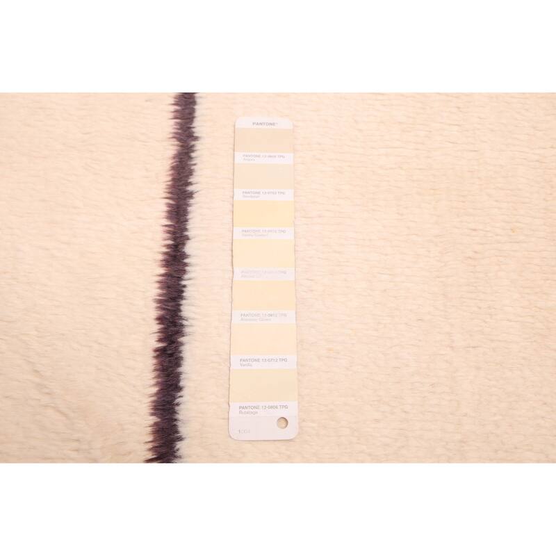 ECARPETGALLERY Hand-knotted Pak Finest Marrakesh Cream Wool Rug - 6'11 x 9'8