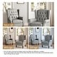 preview thumbnail 57 of 77, Button Tufted Armchair Wingback Wood legs Accent Chairs (Set of 2)