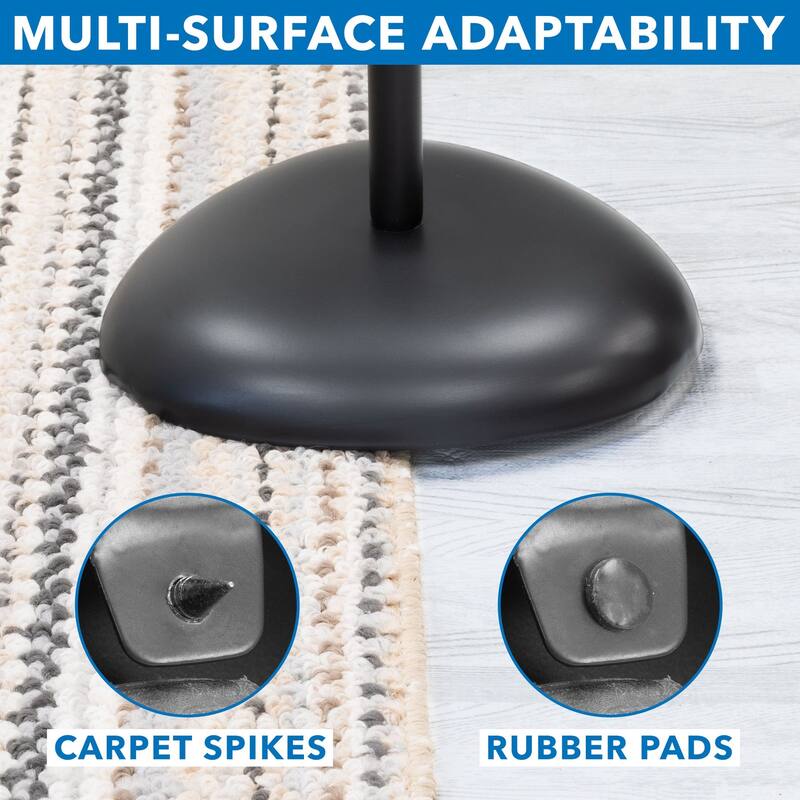 Mount-It! Height Adjustable Speaker Floor Stands 2 Count