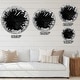 preview thumbnail 4 of 8, Strick & Bolton 'Abstract Broken Wall 3D Design' Metal Clock