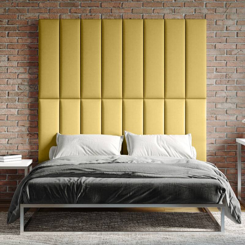 Jaxx Panelist Modern Padded Headboard - Set of 4 Wall Mounted Panels