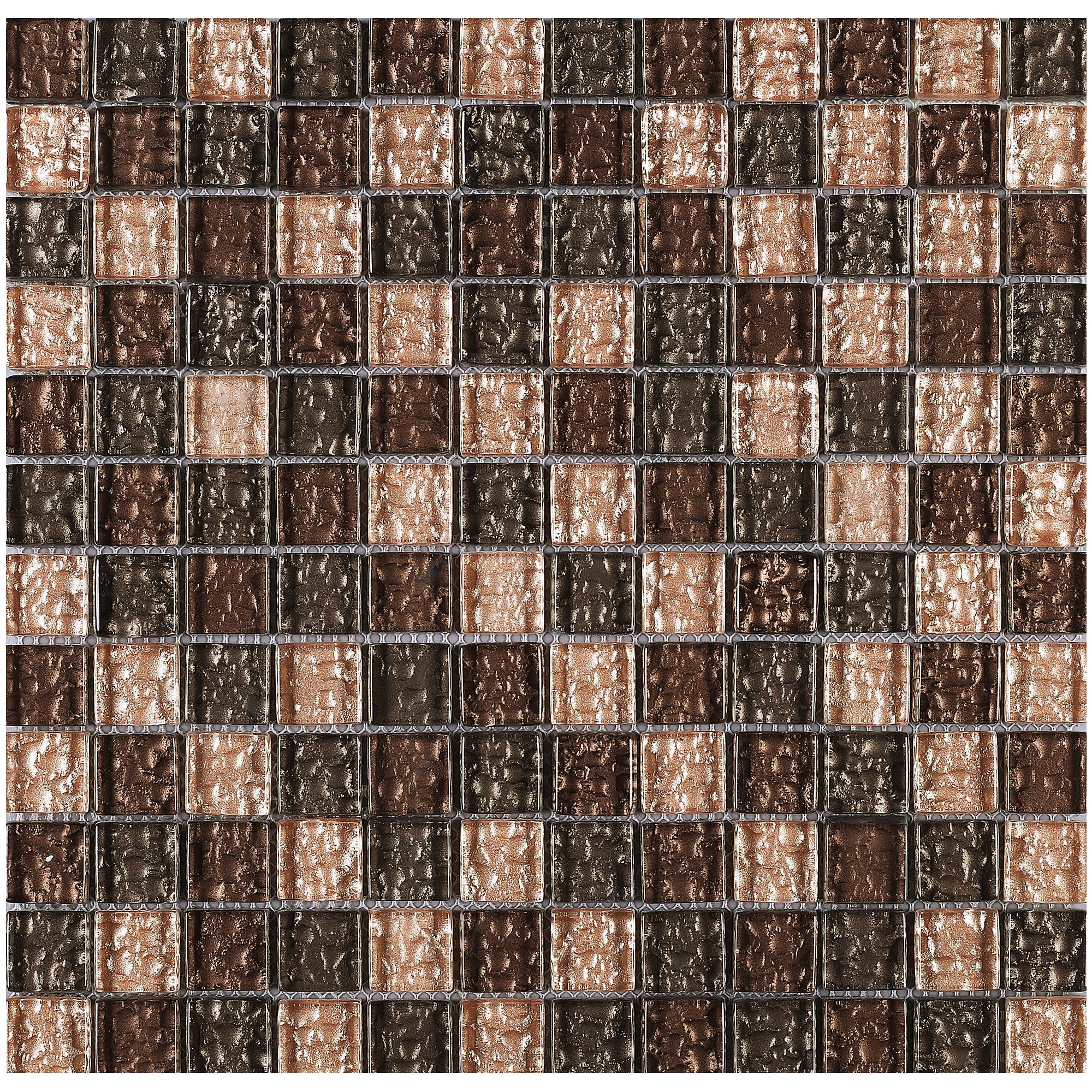 Tilegen Grid 1 X Gl Mosaic Tile In Beige Brown Wall 10 Sheets 9 6sqft Tilegen Grid 1 X Gl Mosaic Tile In Beige Brown Wall 10 Sheets 9 6sqft