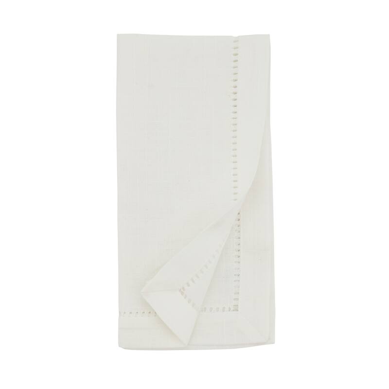 Hemstitched Border Napkins (Set of 12)