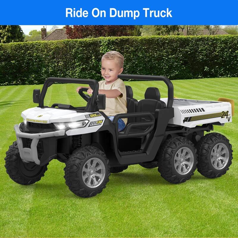 Ride On Dump Truck for Kids Ride On Car with Remote Control