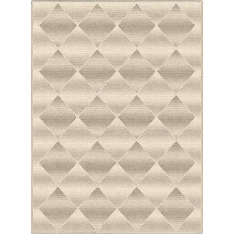 Well Woven Apollo Elemental Basalt Moroccan Diamond Low Pile Area Rug