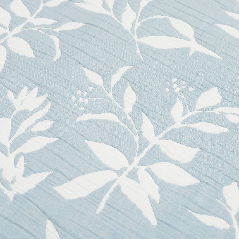 Lush Decor Floral Jacquard Reversible Soft Matelasse Quilt 3-Piece Set