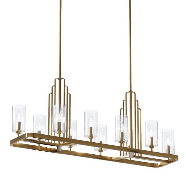 Kichler Kimrose 10-Light Brushed Vintage Chandelier