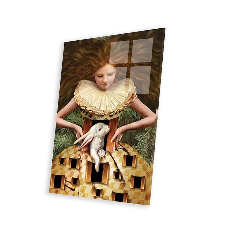 Hello Alice Print On Acrylic Glass by Catrin Welz-Stein