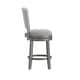 preview thumbnail 22 of 22, Hillsdale Santa Clara II Swivel Stool, Antique Gray