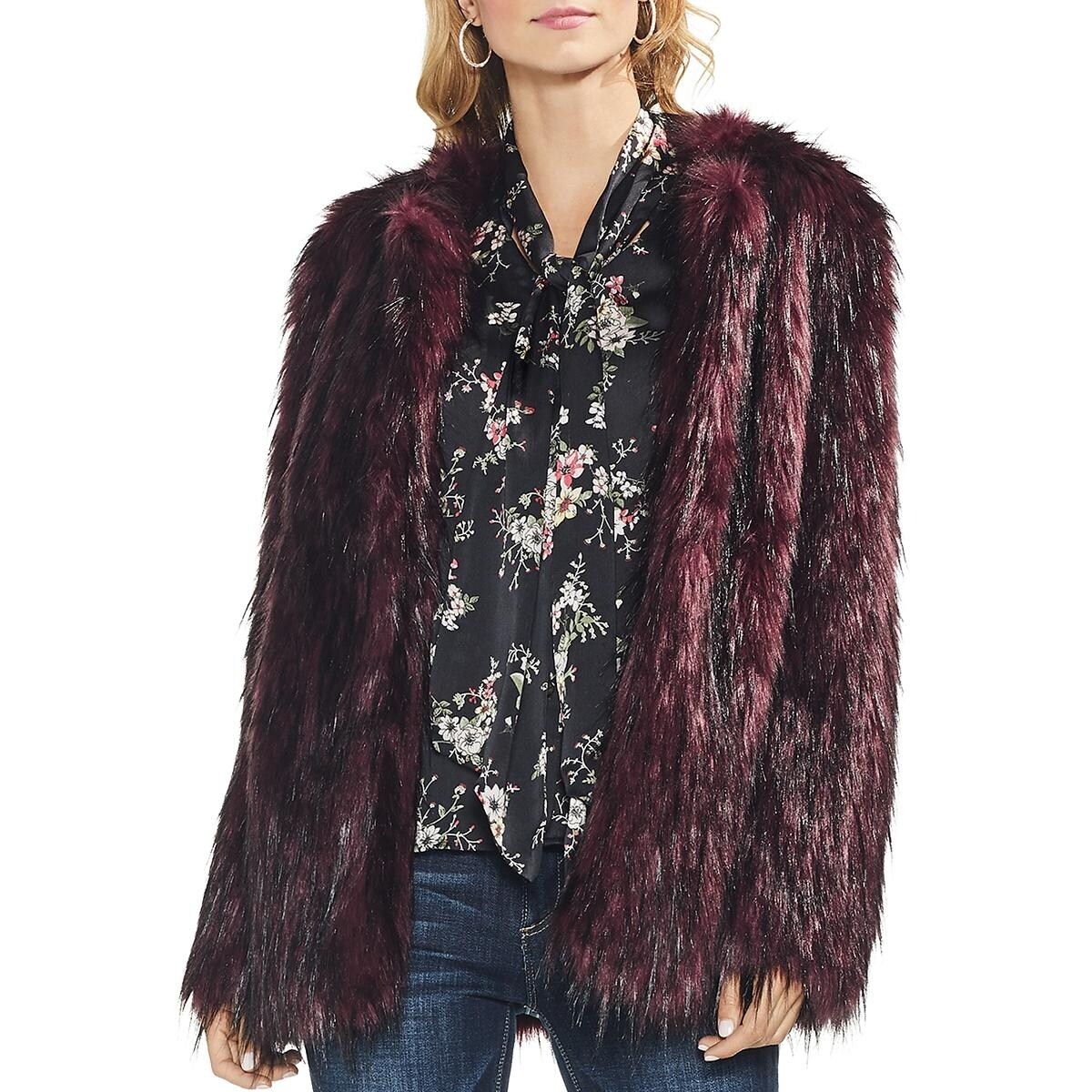vince camuto faux fur coat