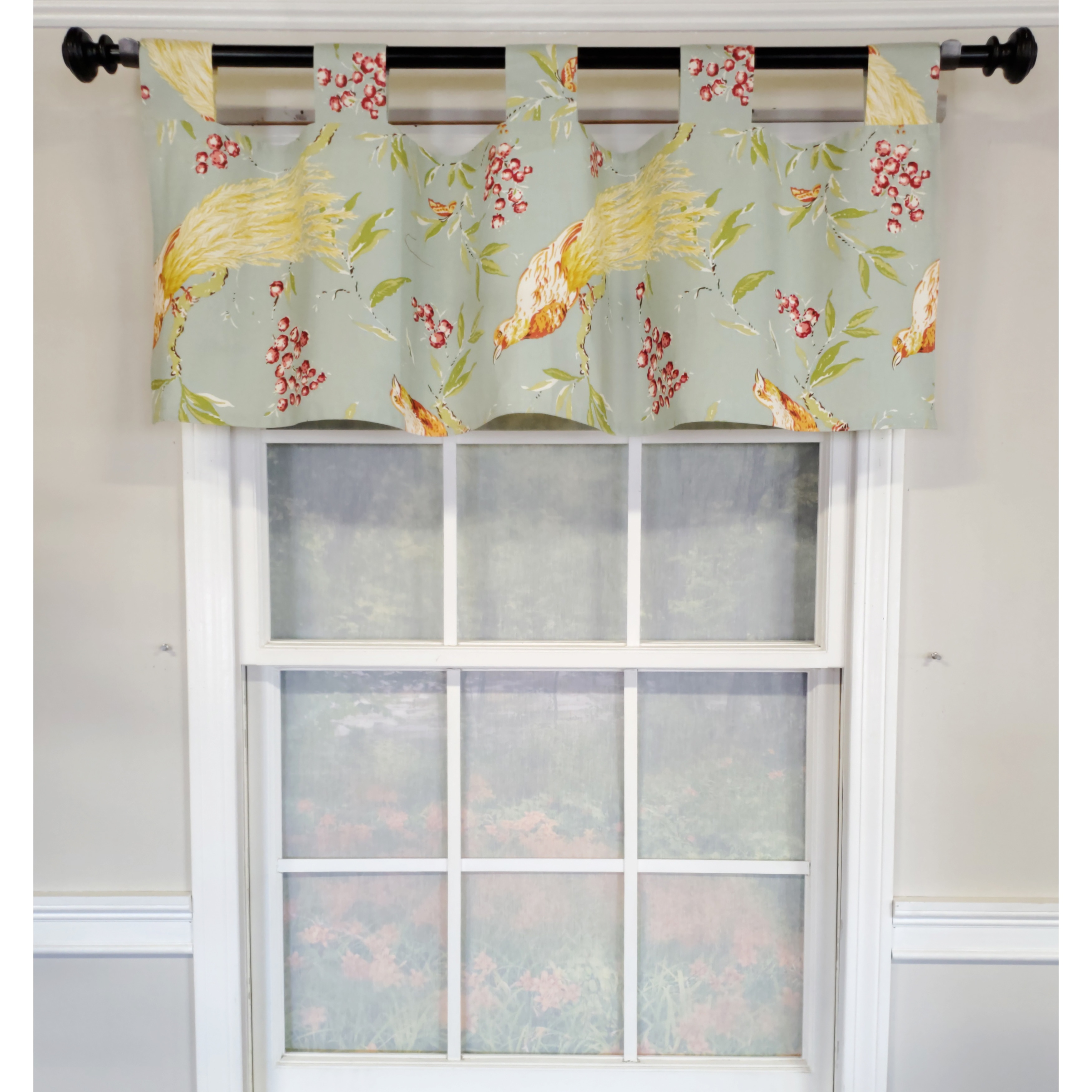 RLF Home Long Tail Tab Valance