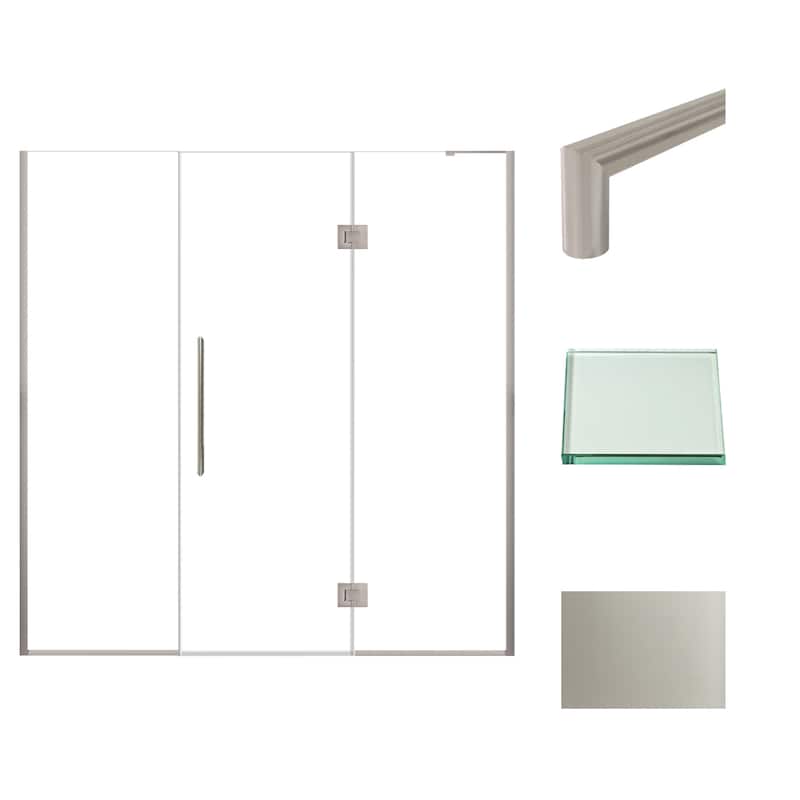 Transolid EHTF72247610C-T Elizabeth 76" High x 72" Wide Hinged Semi