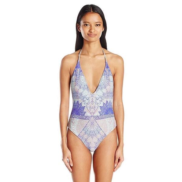 Shop O Neill Women S Batiki One Piece Swimsuit Aqua Sky Aqs Sz M