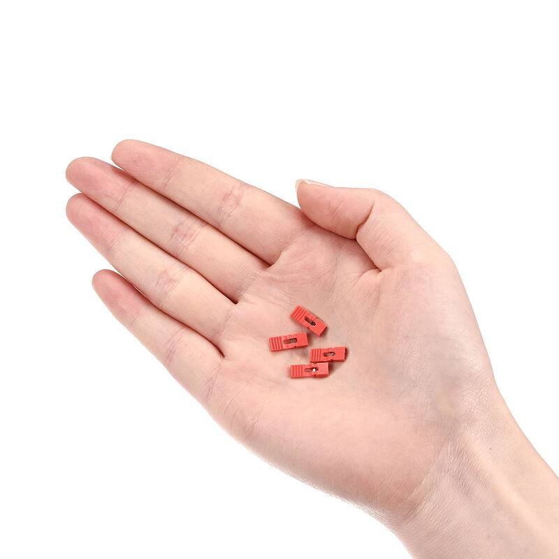 100pcs 2.54mm Jumper Cap Lengthened Short Circuit Connection Cap Red