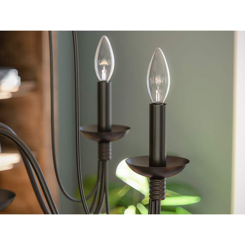 Kenroy Home Pannier 6-Light Chandelier - Oil Rubbed Bronze