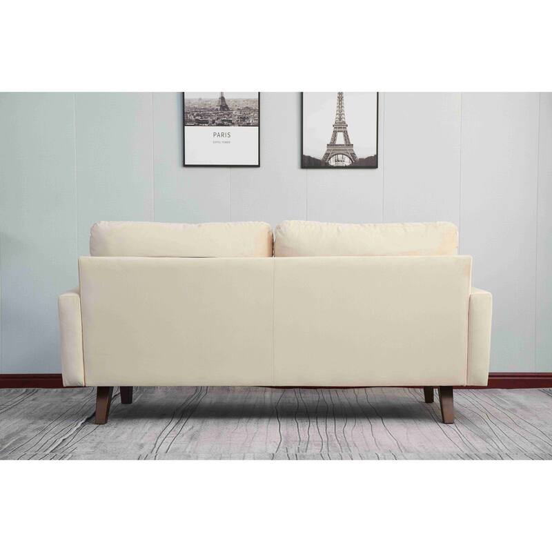 Velvet 2 Piece Loveseat and Sofa Living Room Set