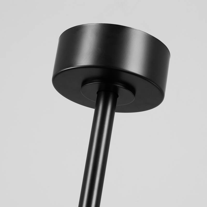 100-inch Black Extra Large Industrial 8 Aluminum Blades High Ceiling Fans with remote control - 99.8" W x 23.62" H