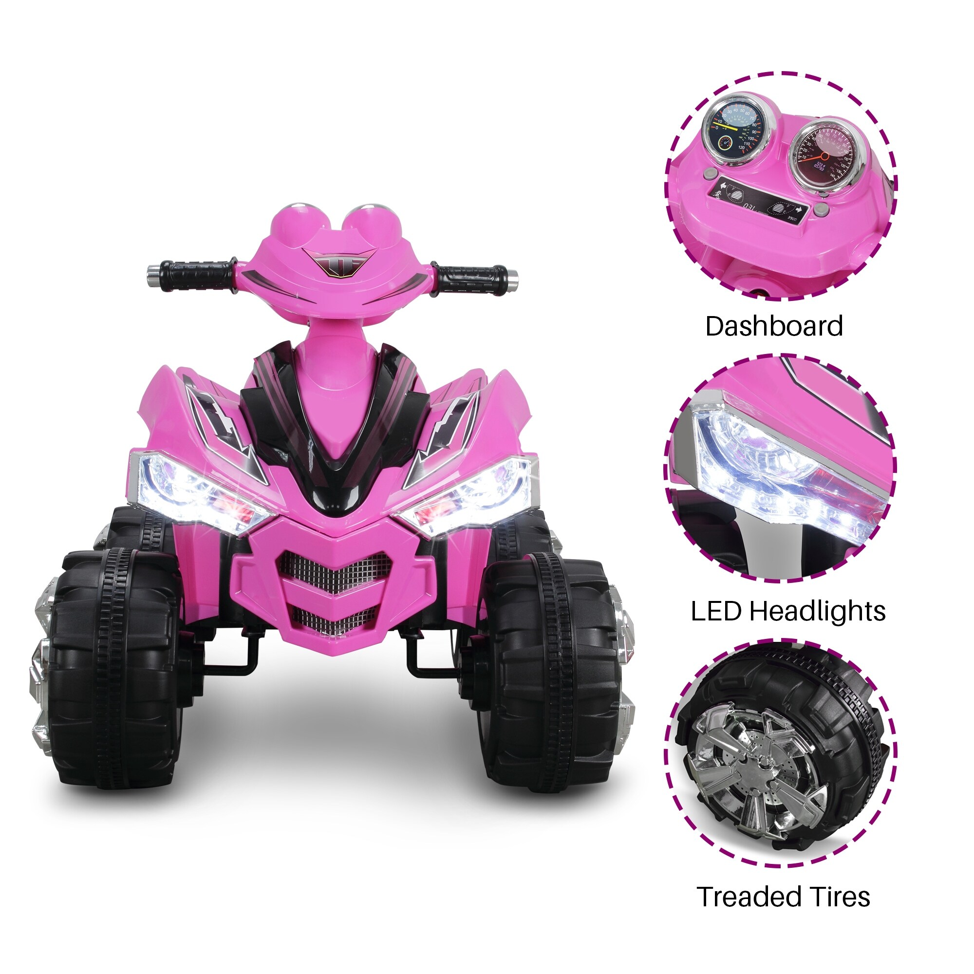 pink 12v quad