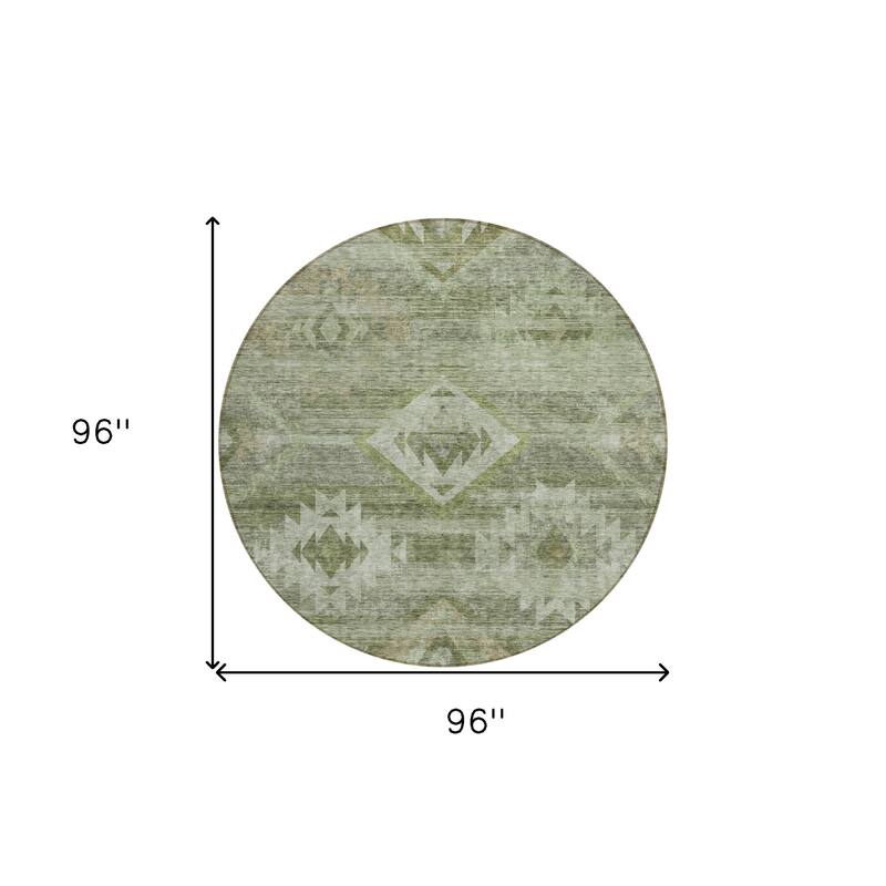 HomeRoots Southwestern Transitional Rectangle Outdoor Rug
