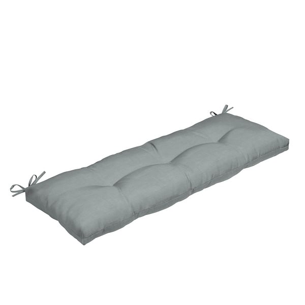 ARDEN Outdoor Plush Modern Tufted Bench Cushion, 48 x 18 - On Sale