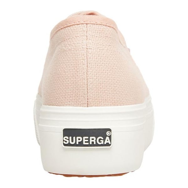 pink superga platform