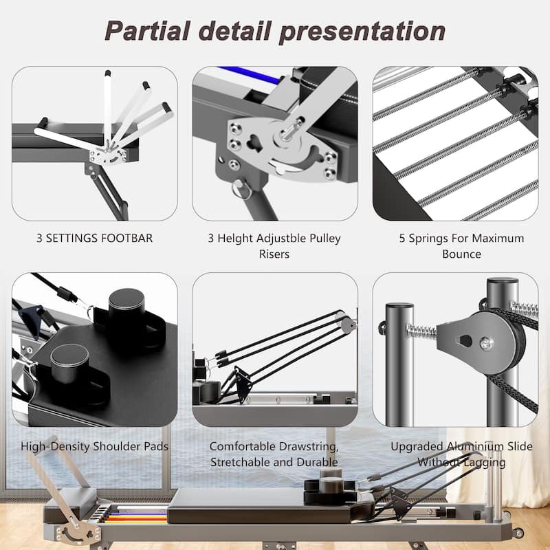 Foldable home high quality Pilates core bed