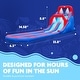 preview thumbnail 3 of 6, Deluxe Inflatable Water Racing Slide Park - Heavy-Duty Nylon Bouncy Station - Climbing Wall, Two Slides & Splash Pool - Large