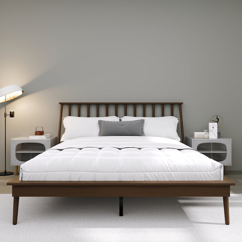 CraftPorch Vintage Wooden Platform Bed