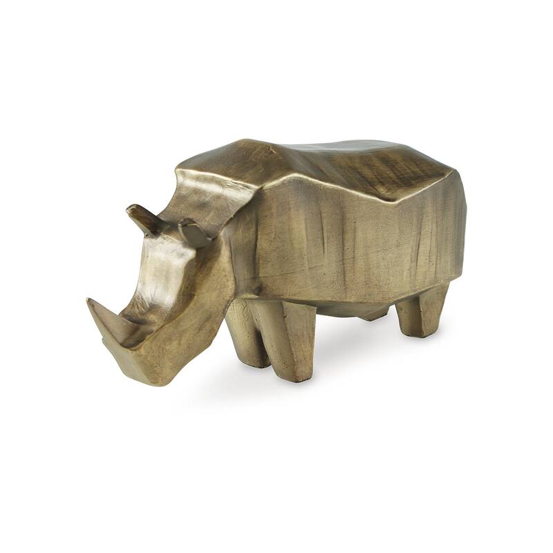 Signature Design by Ashley Gentwell Antique Gold Sculpture - 10" W x 4" D x 5.75" H