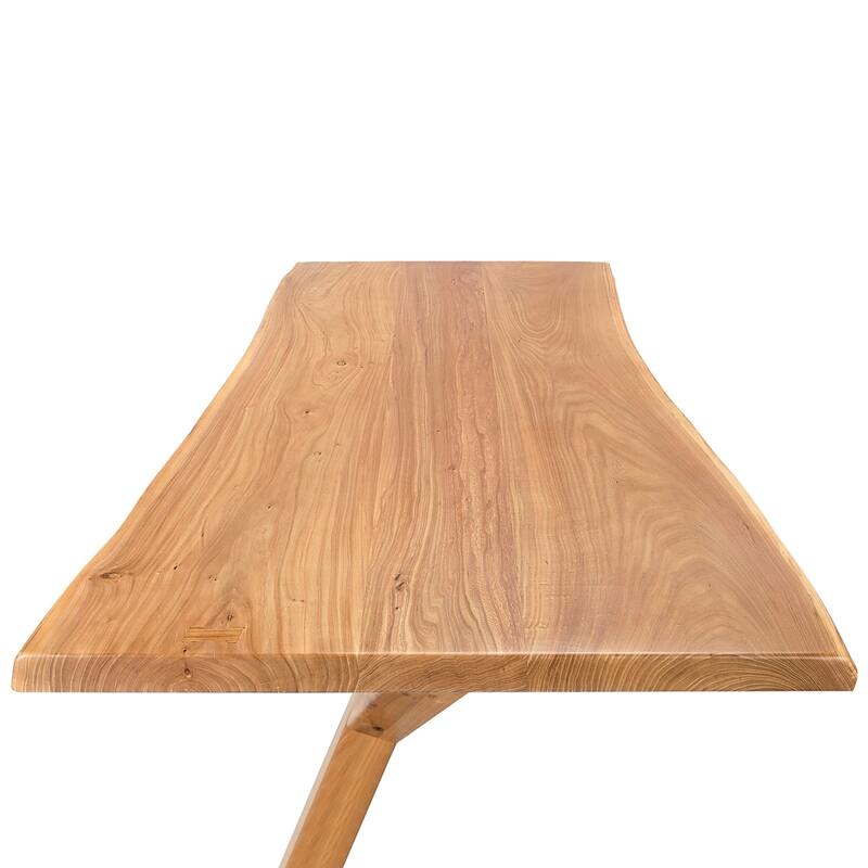 Crossbuck Live Edge Dining Table