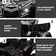 preview thumbnail 24 of 26, 24V 2seater Side by Side 4x4 Ride on Off-Road Truck with Parent Remote Control and two safety belts