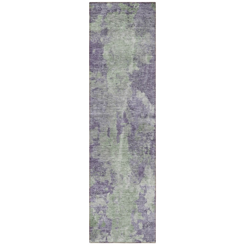 Jaz Modern Art-Inspired Weather Resistant Timeless Fusion Outdoor Rug