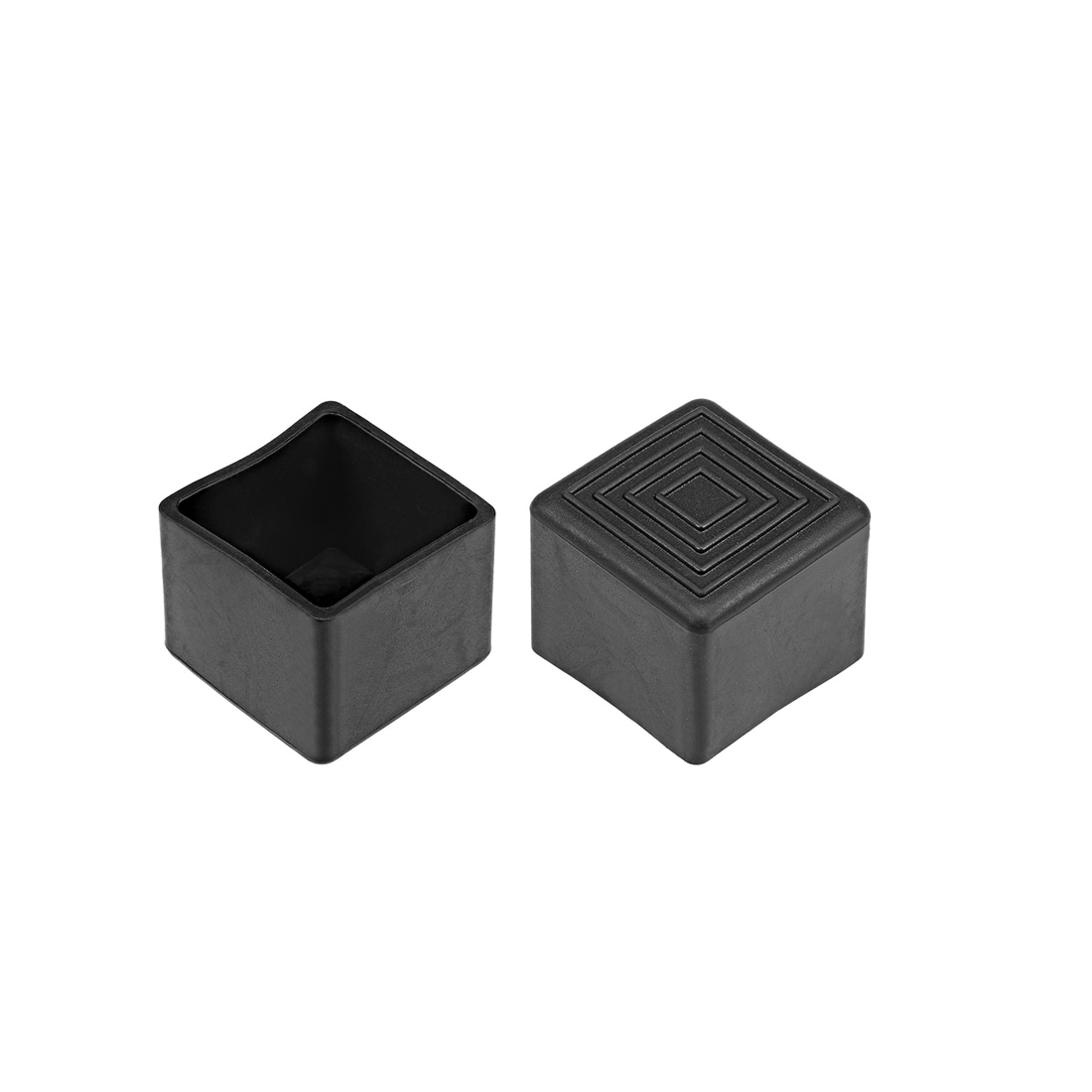 Square rubber chair leg caps sales